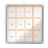 VITRINE INTERIEUR MAGNETIQUE 12 FEUILLES
